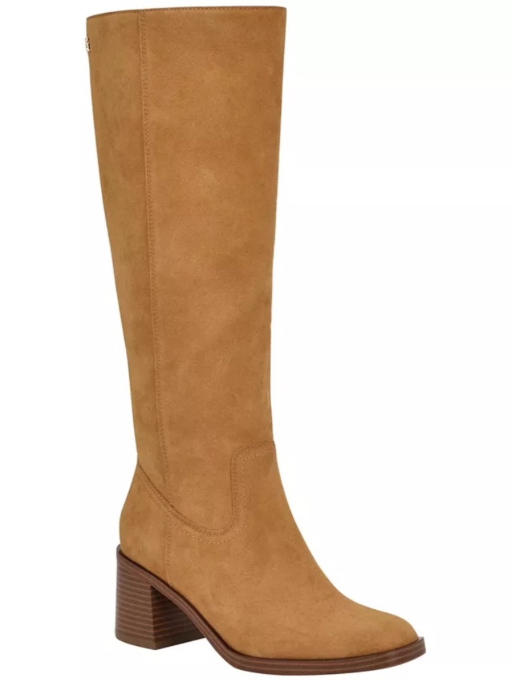 Tommy Hilfiger Layton 2 Tan Camel Suede Knee High Boots 9 New In Box